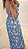 Vestido Longo Amélia Estampado Azul - Imagem 7