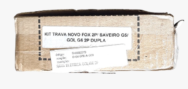 KIT TRAVA ELETRICA NOVO FOX GOL G6 2P SAVEIRO G5 VW SV00E819 VW - Imagem 4