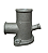 FLANGE ENTRADA AGUA CABEÇOTE SAVEIRO KOMBI 1.6 1.9 DIESEL SD 1Y 0681211332 - Imagem 7