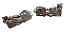 PAR FECHADURA BATENTE PORTA DIANT F100 F1000 F4000 UNIVERSAL - Imagem 2