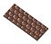 CW2454 - Fôrma de policarbonato para chocolate tablete modelo colméia - 70g - Imagem 1