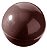 CW1158 - Fôrma de policarbonato para chocolate meia-esfera 2,5cm - Imagem 1