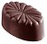 CW2248 - Fôrma de policarbonato para chocolate modelo bombom oval (10g / 32 cavidades) - Imagem 1