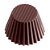 CW1387 - Fôrma de policarbonato para chocolate modelo copinho canelado - Imagem 1