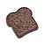 CW12165 - Fôrma de policarbonato para chocolate modelo Torrada - 45g - Imagem 1