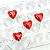 MA1993 - Fôrma de policarbonato para chocolate modelo Diamond Heart - Imagem 3