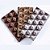 MA2009 - Fôrma de policarbonato para chocolate modelo Tablete Pyramid (80g - 13,8 x 7,2 x 1,1cm)) - Imagem 3