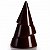 21MA3009 - Fôrma de policarbonato para chocolate modelo Treesmas (Árvore de Natal) - 12cm / 45g cavidade / 4 cavidades - Imagem 1