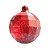 20SF005 - Fôrma de plástico rígido termoformado modelo bola de Natal facetada (2 fôrmas) - 6cm de diâmetro | 6 cavidades - Imagem 1