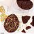 CW12028 - Fôrma de policarbonato para chocolate modelo ovo plano (100g) - Imagem 2