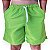 Shorts Masculino Bermuda Tactel com Cordão e Elástico Verde Limão - Imagem 1