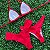 Kit Biquíni 2 Calcinhas Borboleta e Asa Delta Vermelho Sedução - Imagem 2