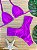 Biquíni Cortininha e Calcinha Borboleta Roxo - Imagem 2