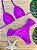 Biquíni Cortininha e Calcinha Borboleta Roxo - Imagem 1
