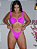 Biquíni Decote Quadrado e Calcinha Asa Delta Fucsia - Imagem 1