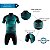 Conjunto Masculino Ciclismo Mountain Be Fast Azul Bermuda e Camisa - Imagem 4