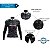 Camisa Ciclismo MTB Feminina Pro Tour Folhas Dry Fit Proteção UV+50 - Imagem 4