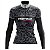 Camisa Ciclismo MTB Feminina Pro Tour Folhas Dry Fit Proteção UV+50 - Imagem 1