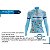 Camisa Ciclismo Mountain Bike Feminina Pro Tour Azul Drinks Manga Longa Proteção Dry Fit UV+50 - Imagem 5
