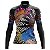 Camisa Ciclismo Mountain Bike Feminina Pro Tour Tropical Manga Longa dry fit - Imagem 1