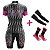 Conjunto Bermuda e Camisa Feminino Pro Tour Granulado + Meia + Manguito - Imagem 1