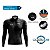 Camisa ciclista Manga Longa Masculina Mercedes preta dry fit proteção uv + 50 - Imagem 4