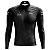 Camisa ciclista Manga Longa Masculina Mercedes preta dry fit proteção uv + 50 - Imagem 1