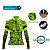 Camisa Ciclismo MTB Feminina Pro Tour Verde Peças Dry Fit Proteção UV + - Imagem 3