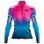 Camisa Ciclismo MTB Feminina Pro Tour Espinhos Degradê Dry Fit UV+50 - Imagem 1