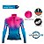 Camisa Ciclismo MTB Feminina Pro Tour Espinhos Degradê Dry Fit UV+50 - Imagem 3