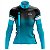 Camisa Ciclismo MTB Feminina Pro Tour Coroa Degradê dry fit proteção uv + - Imagem 1