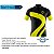 Camisa Ciclismo Masculina Mountain Bike Pro Tour Engrenagem Amarela Dry Fit Proteção UV + 50 - Imagem 5