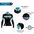 Camisa Ciclismo Mountain bike Feminina Pro Tour Elos Pretos Dry Fit Proteção UV+50 - Imagem 4