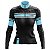 Camisa Ciclismo Mountain bike Feminina Pro Tour Elos Pretos Dry Fit Proteção UV+50 - Imagem 1