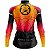 Camisa Ciclismo Mountain bike Feminina Pro Tour Pôr do Sol Dry Fit proteção UV+50 - Imagem 2