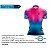 Camisa Ciclismo Mountain Bike Feminina Pro Tour Degrade Dry Fit Proteção UV+50 - Imagem 5