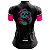 Camisa Ciclismo Mountain Bike Feminina Pro Tour Caveiras - Imagem 2