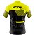 Camisa Ciclismo Masculina Mountain Bike Pro Tour Yellow Proteção UV+50 - Imagem 2