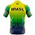 Camisa Ciclismo Masculina Mountain Bike Pro Tour Seleção Brasil Dry Fit Proteção UV+50 - Imagem 2