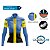 Camisa de Ciclismo Feminina Mountain Bike Escuderia Azul Proteção UV+50 - Imagem 3