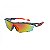 Óculos Ciclismo Mountain Bike Dvorak Laranja Grafit 3 Lentes - Imagem 1