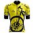 Camisa Ciclismo Pro Tour Premium Bike Amarela Zíper Total Unissex Proteção UV+50 - Imagem 1