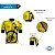 Camisa Ciclismo Pro Tour Premium Bike Amarela Zíper Total Unissex Proteção UV+50 - Imagem 4