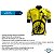 Camisa Ciclismo Pro Tour Premium Bike Amarela Zíper Total Unissex Proteção UV+50 - Imagem 5