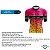 Camisa Ciclismo Pro Tour Premium Bike Elos Rosas Unissex Proteção UV+50 Barra Siliconada - Imagem 5