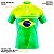 Camisa Ciclismo Masculina Mountain Bike Seleção Brasileira Dry Fit Proteção UV+50 - Imagem 3