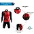 Conjunto Ciclismo Masculino Bermuda + Camisa Manga Longa Mountain bike ProTour - Imagem 3