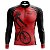 Camisa Ciclismo Manga Longa Masculina Pro Tour Bike Pneu Vermelha Dry Fit Proteção UV+50 - Imagem 1