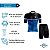 Conjunto Ciclismo Masculino Smart Pro Tour Textura Azul - Imagem 4