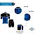Conjunto Ciclismo Masculino Smart Pro Tour Textura Azul - Imagem 3